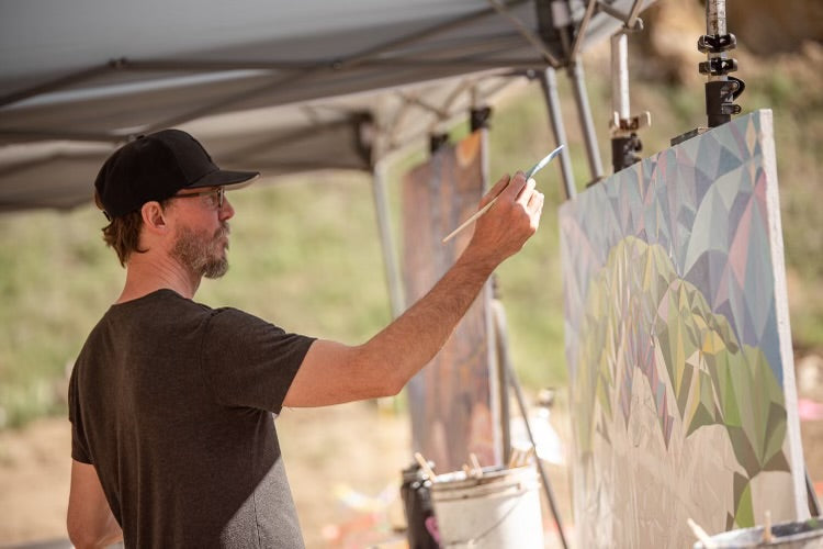 Zee-Yuransky-Painting-at-Umbrella-Friends-Weekend Zee-Yuransky-Painting-at-Umbrella-Friends-Weekend