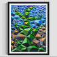 Zedist Cactus | Open Edition Print Fine Art Print Zedism by Yuransky Smooth Fine Art Paper 8x10 Black Frame