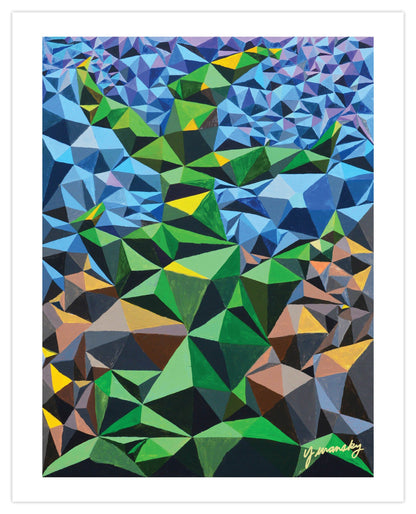 Zedist Cactus | Open Edition Print Fine Art Print Zedism by Yuransky Smooth Fine Art Paper 8x10 None
