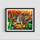 Zedist Elephant | Open Edition Print Fine Art Print Zedism by Yuransky Smooth Fine Art Paper 8x10 Black Frame