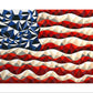Zedist American Flag  | Open Edition Print Fine Art Print Zedism by Yuransky Stretched Canvas 8x10 None