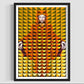 Zedist Monk | Open Edition Print Fine Art Print Zedism by Yuransky Smooth Fine Art Paper 8x12 Black Frame