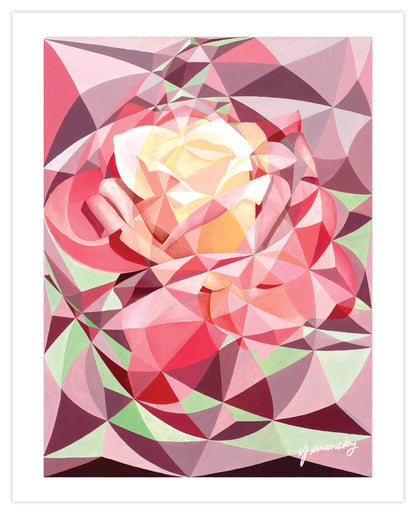 Zedist Rose | Open Edition Print Fine Art Print Zedism by Yuransky Smooth Fine Art Paper 8x10 None