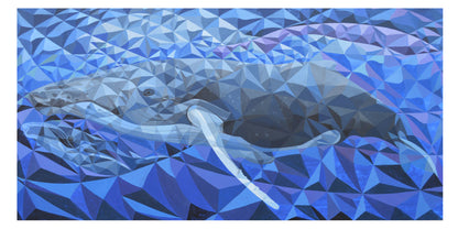 Zedist Whale | Open Edition Print Fine Art Print Zedism by Yuransky Smooth Fine Art Paper 10x20 None