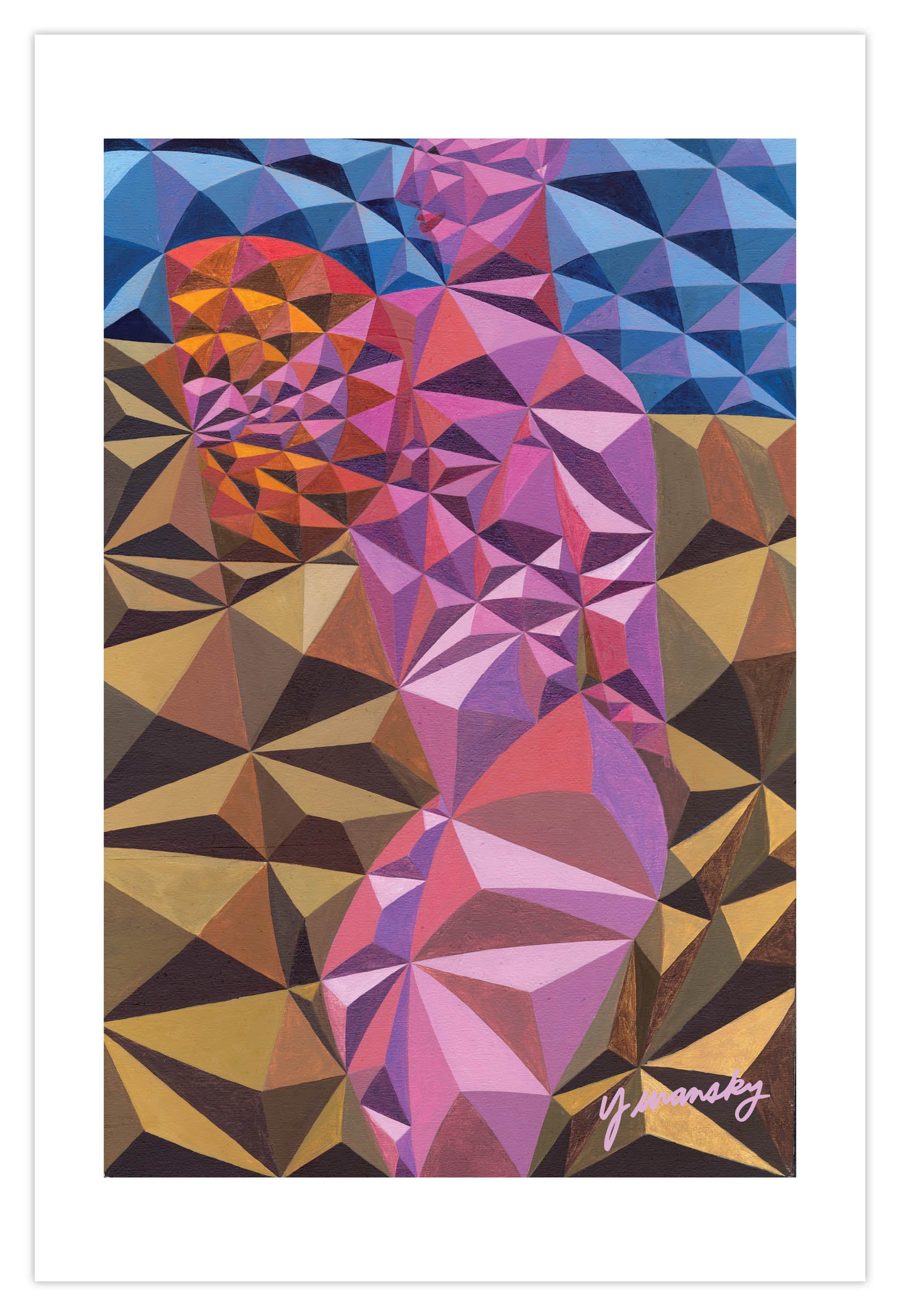 Zedist Women With Fan | Limited Edition Print | Zedism by