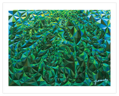 Zedist Kelp Forest  | Limited Edition Print Limited Edition Print Zedism by Yuransky Limited Edition Smooth Fine Art Paper 48"x36" 