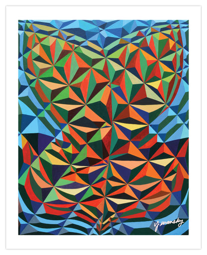 Zedist Leaf  | Limited Edition Print Limited Edition Print Zedism by Yuransky Limited Edition Smooth Fine Art Paper 48"x36" 