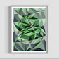 Zedist Artichoke | Open Edition Print Fine Art Print Zedism by Yuransky Smooth Fine Art Paper 8x10 Grey Frame
