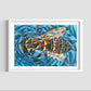 Zedist Bee | Open Edition Print Fine Art Print Zedism by Yuransky Smooth Fine Art Paper 8x12 White Frame