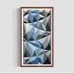 Zedist Blue Nude | Open Edition Print Fine Art Print Zedism by Yuransky Smooth Fine Art Paper 8x12 Wood Frame