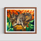 Zedist Elephant | Open Edition Print Fine Art Print Zedism by Yuransky Smooth Fine Art Paper 8x10 Wood Frame