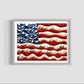 Zedist American Flag  | Open Edition Print Fine Art Print Zedism by Yuransky Smooth Fine Art Paper 8x10 Grey Frame