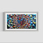 Zedist Heart Opener | Open Edition Print Fine Art Print Zedism by Yuransky Smooth Fine Art Paper 10x20 Grey Frame