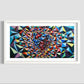 Zedist Heart Opener | Open Edition Print Fine Art Print Zedism by Yuransky Smooth Fine Art Paper 10x20 White Frame