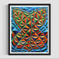 Zedist Leaf | Open Edition Print Fine Art Print Zedism by Yuransky Smooth Fine Art Paper 8x10 Black Frame