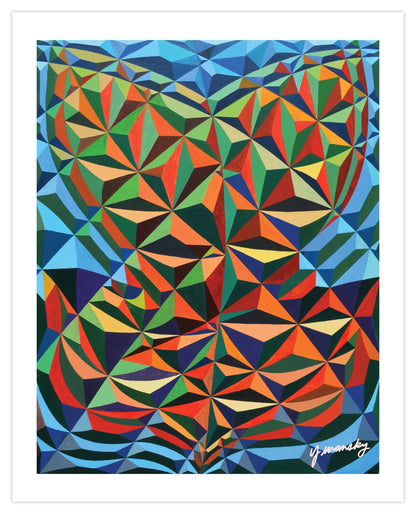 Zedist Leaf | Open Edition Print Fine Art Print Zedism by Yuransky Smooth Fine Art Paper 8x10 None