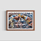 Zedist Ossuary | Open Edition Print Fine Art Print Zedism by Yuransky Smooth Fine Art Paper 8x12 Wood Frame