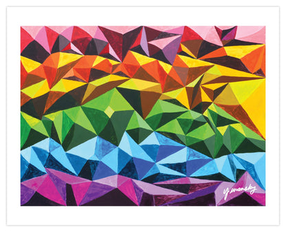Zedist Pride Flag | Open Edition Print Fine Art Print Zedism by Yuransky Smooth Fine Art Paper 8x10 None
