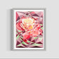 Zedist Rose | Open Edition Print Fine Art Print Zedism by Yuransky Smooth Fine Art Paper 8x10 Grey Frame